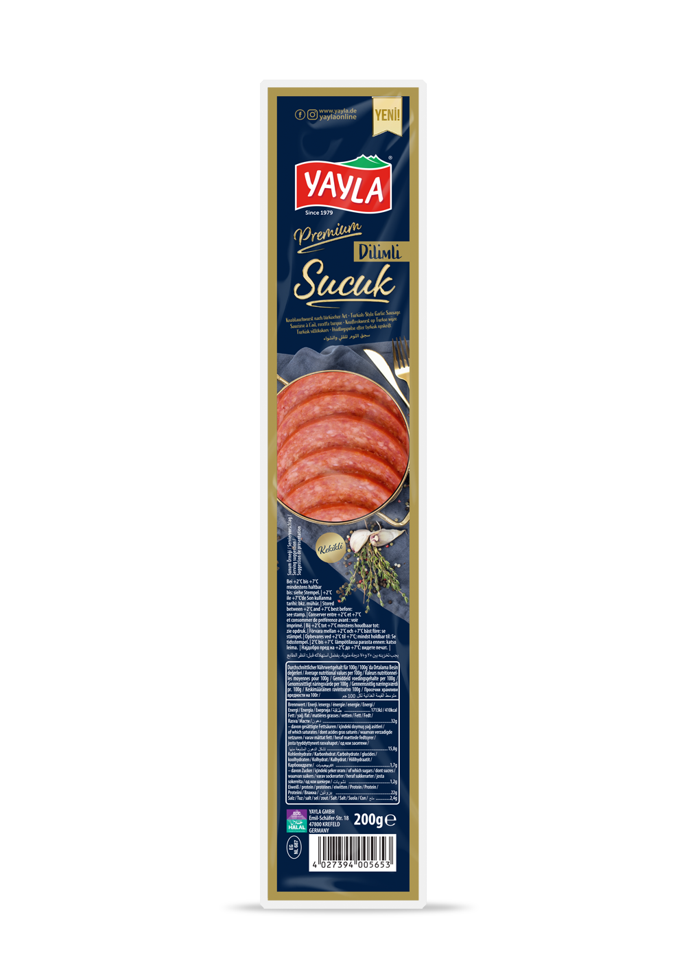 Premium Garlic Sausage Turkish Style