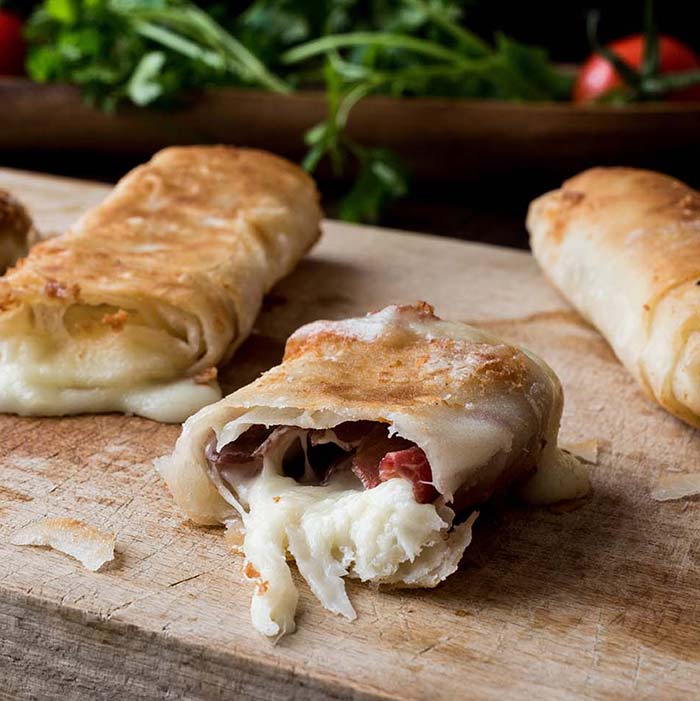 Pastry Rolls with Pastırma